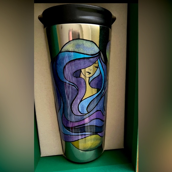 Starbucks Other - Starbucks 2016 Rare Mermaid Stainless Travel Cup